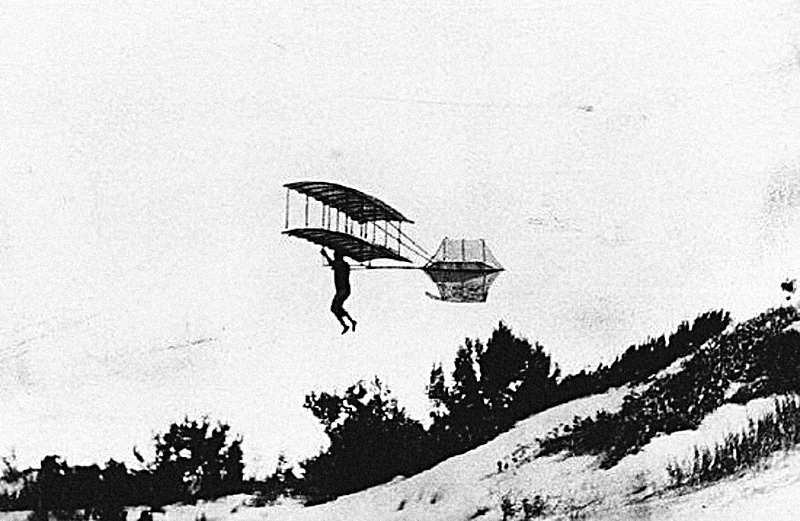 Augustus Moore Herring hang-glider 