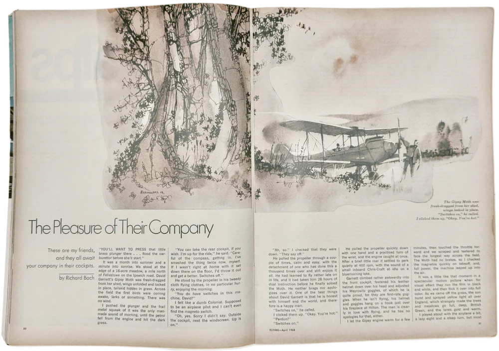 The Pleasure of Their Company in Flying magazine April 1968